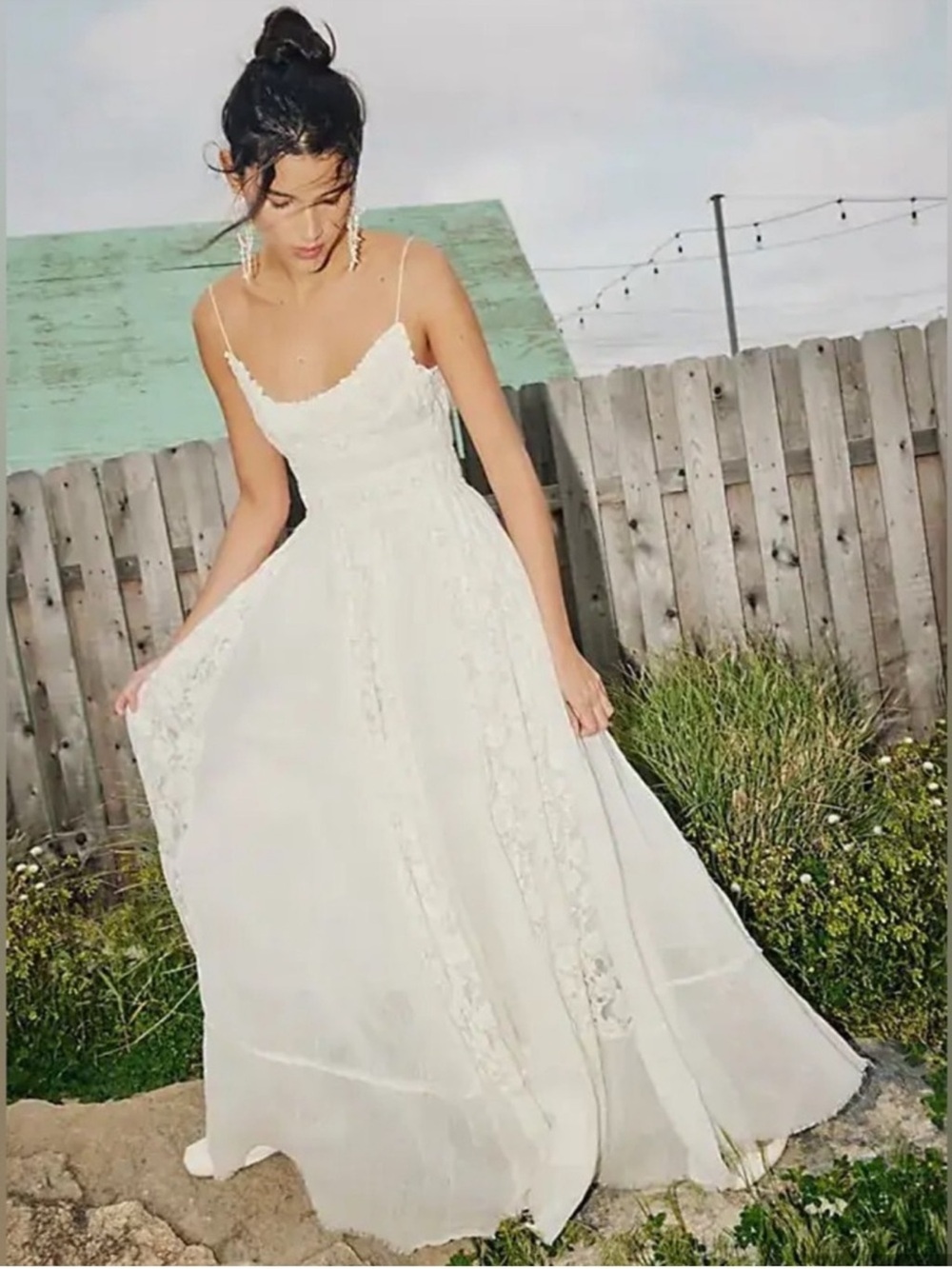 Free People One FP Ciella Lace Maxi Dress
